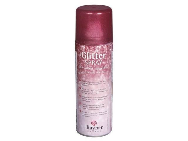 Sprej z bleščicami, rdeč 125ml