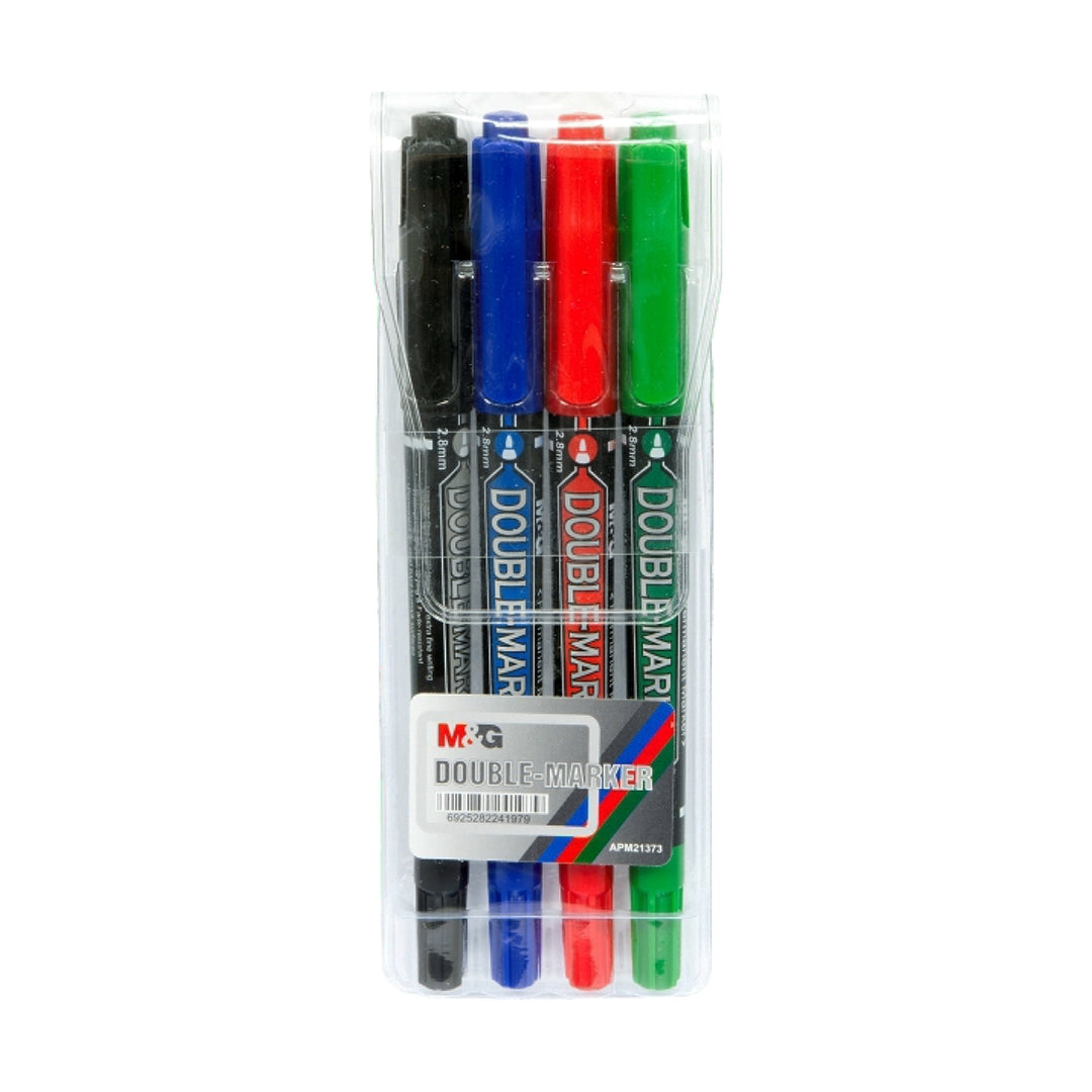 Marker fluo z dvema konicama M&G 4/1 PERMANENT