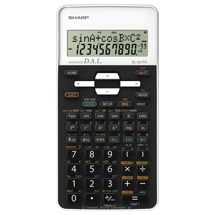 Kalkulator teh.sharp ELW 531THWH 4VRST