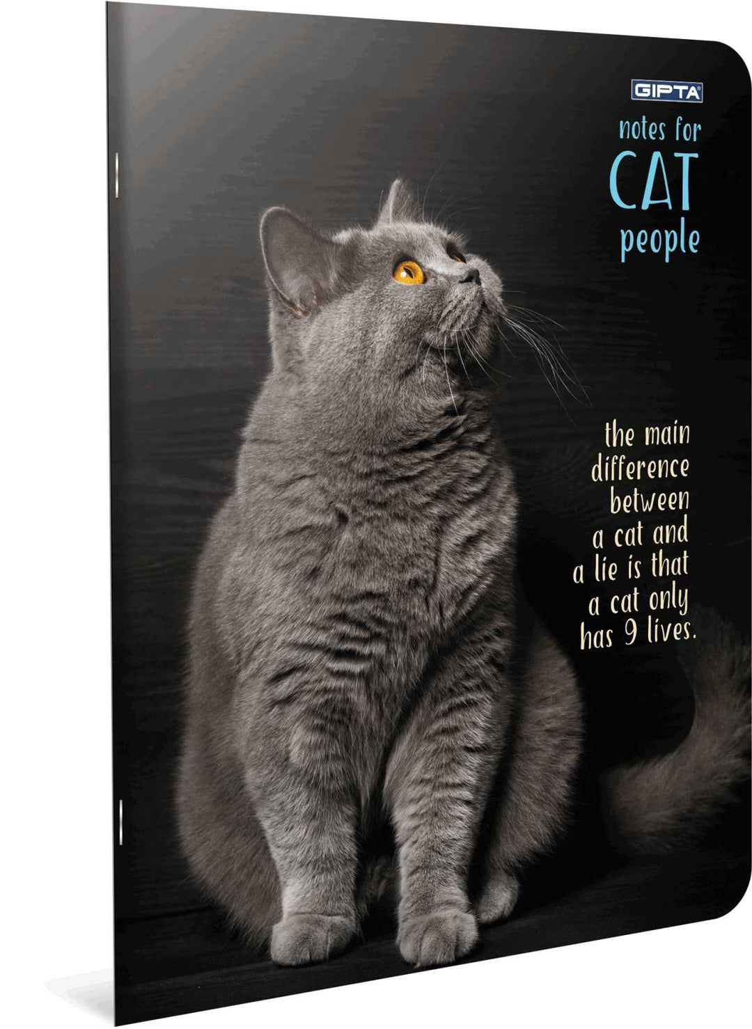 Zvezek črtast Cat A4