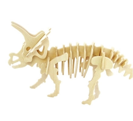 Triceratops 3D lesene puzzle