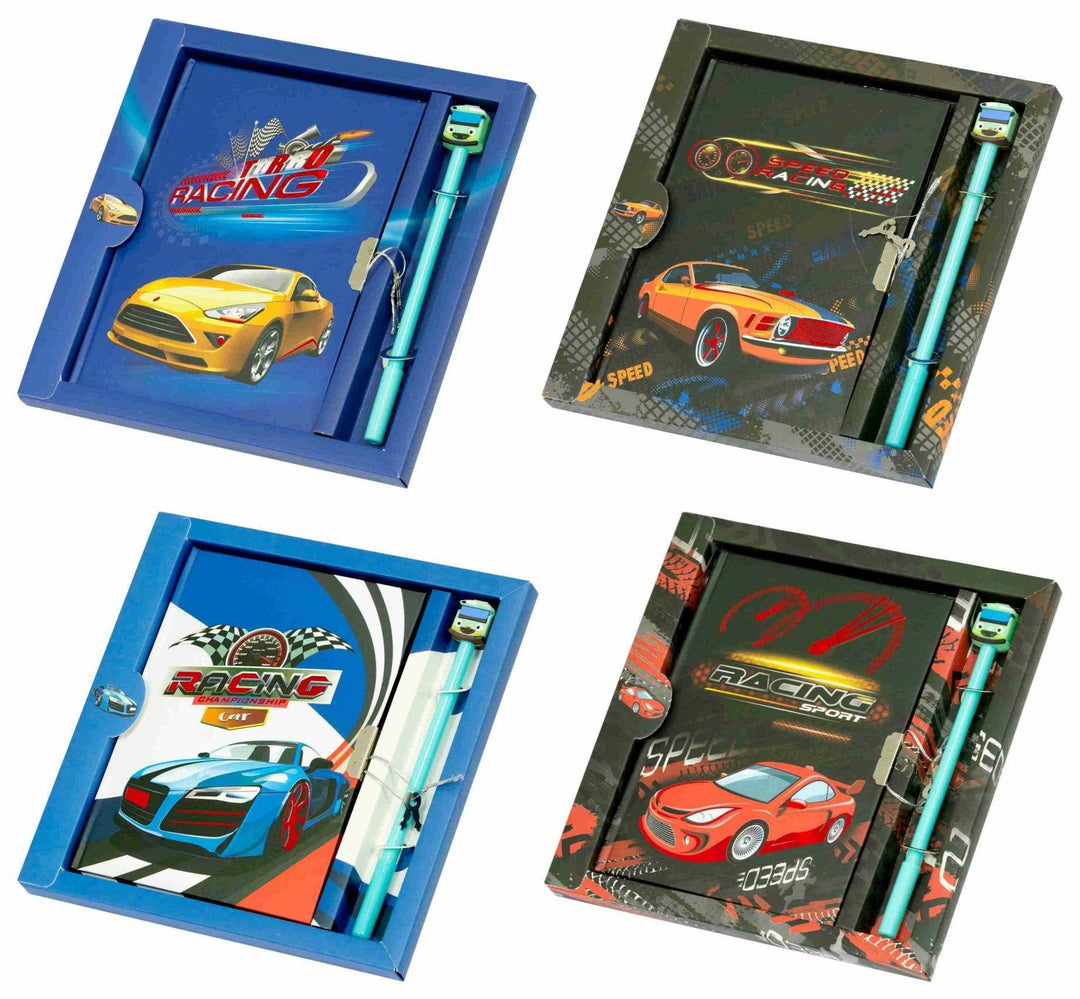 Dnevnik Racing s ključ. in pisalom 18.2x13x3cm