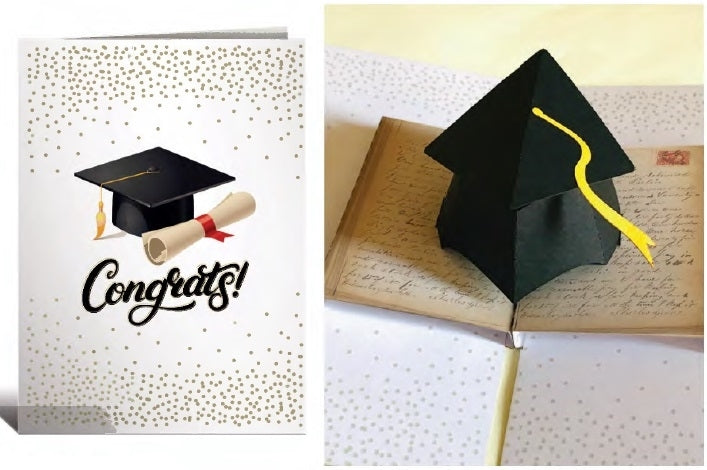 Čestitka origami 3D Diploma