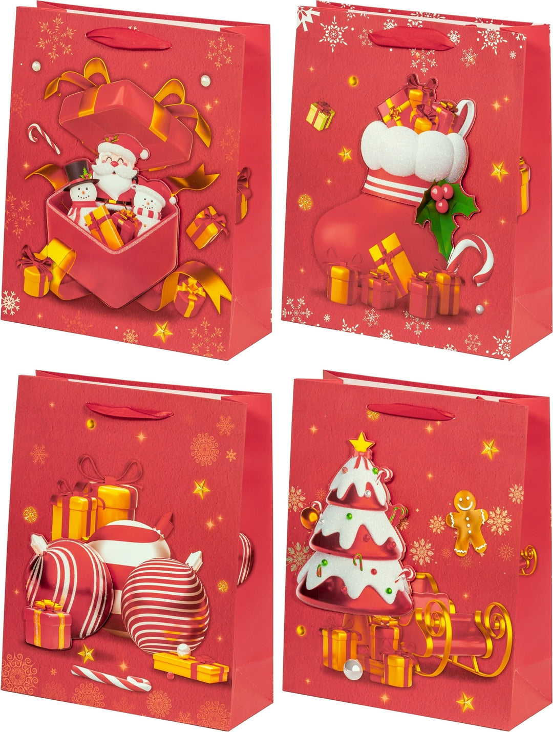 Merry Christmas darilna vrečka large