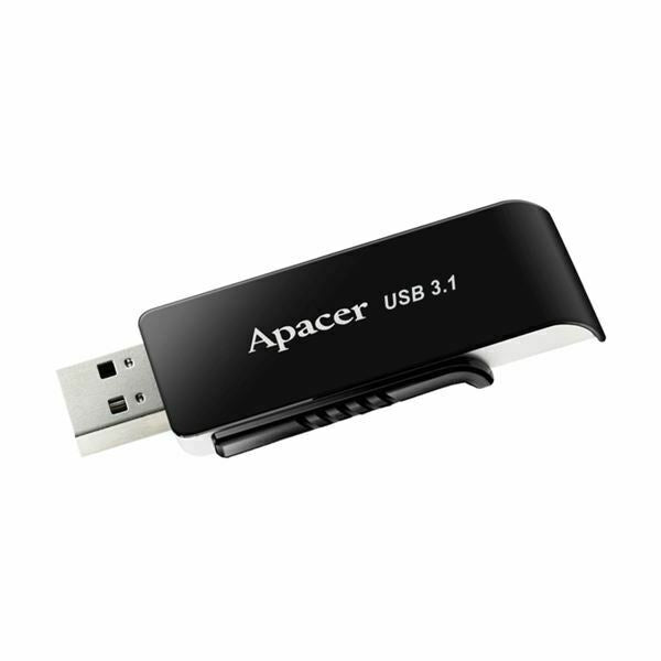 USB ključ 3.1 128gB AH350 Apacer črn/bel