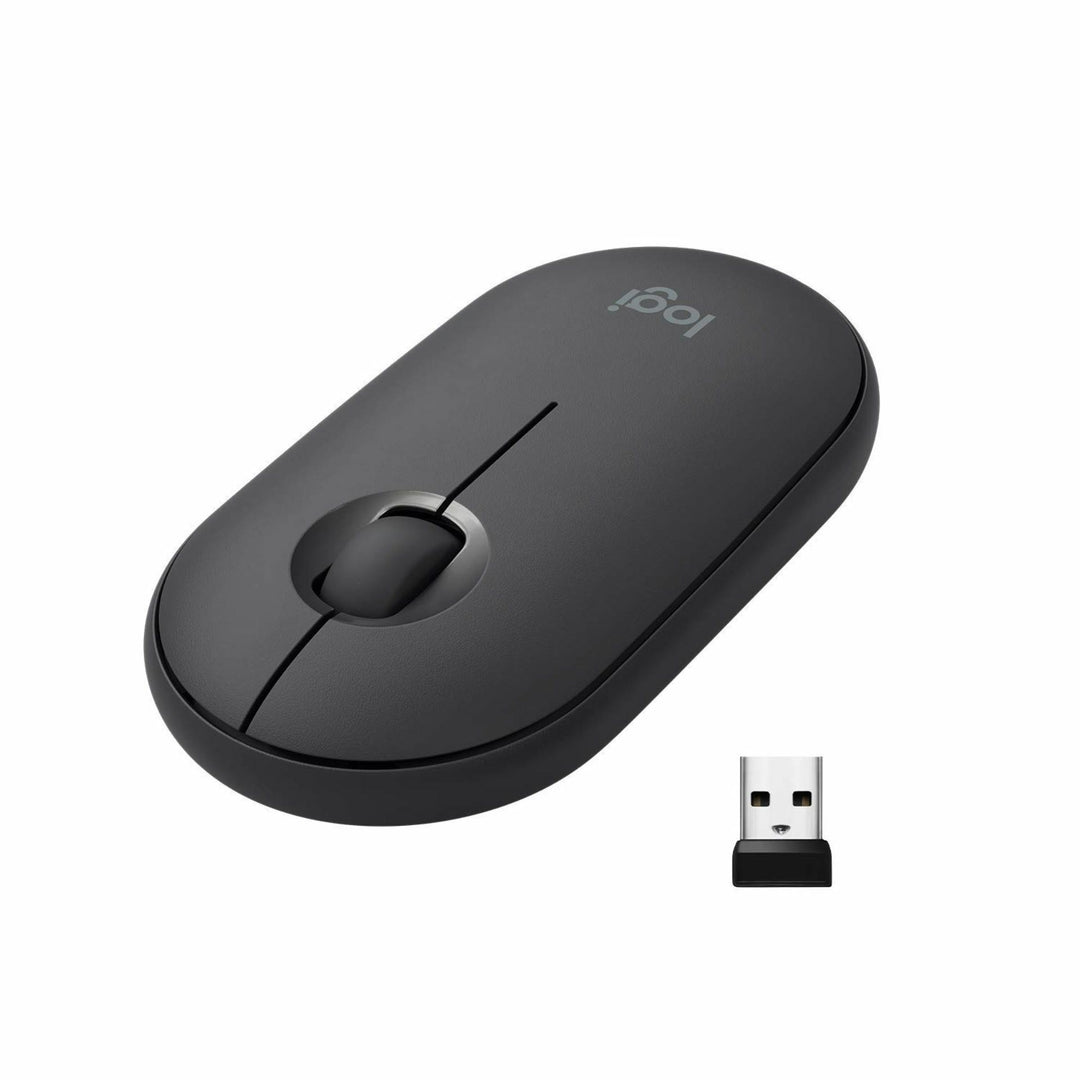 Miška Logitech M350 Pebble Brezžična siva