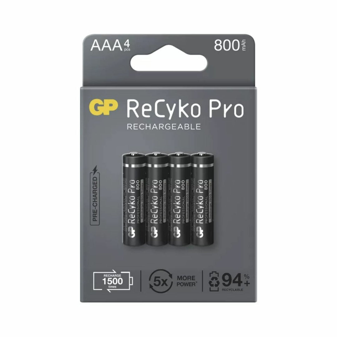 Baterija polnilna 4/1 AAA800mAh GPReCyko