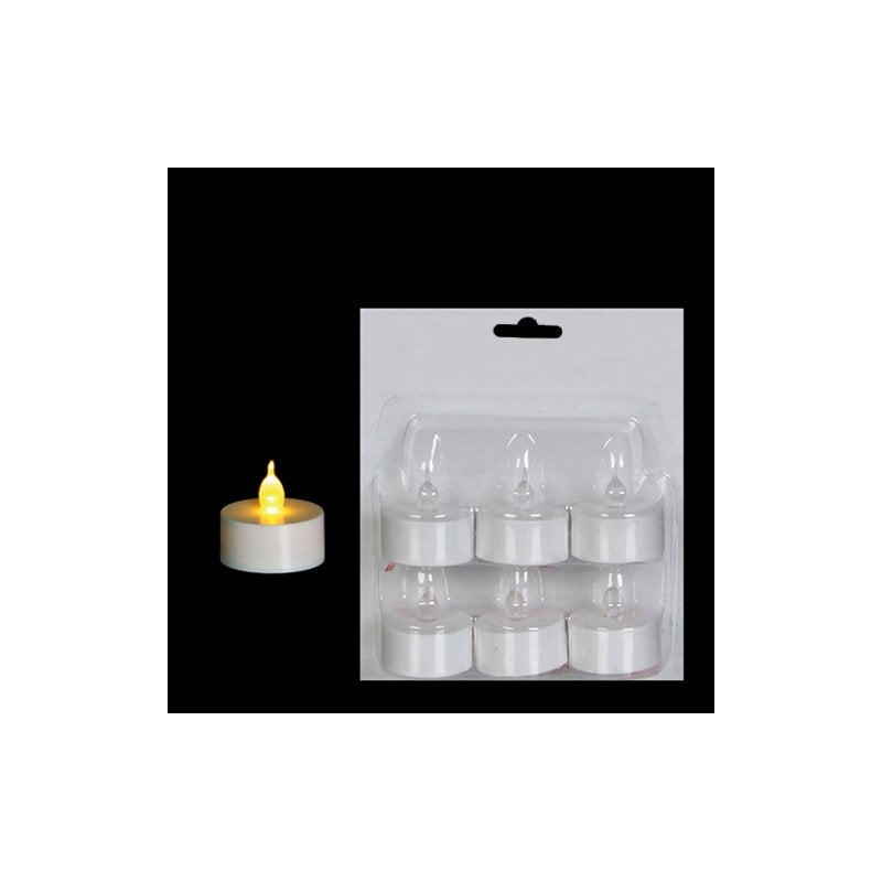 Čajna lučka LED z baterijo 3,8 x 4cm bela