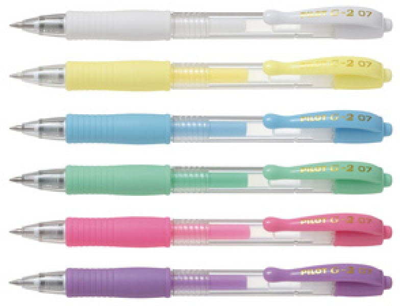 Gel roler G-2 0,7 pastel sort.