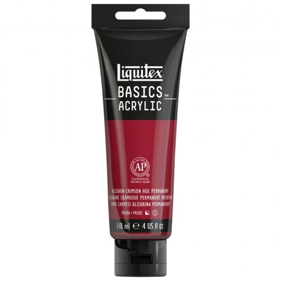 Akrilna barva Liquitex Basics 118ml ALIZARIN CRIMSON HUE