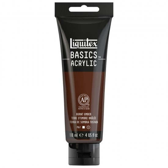 Akrilna barva Liquitex Basics 118ml BURNT UMBER
