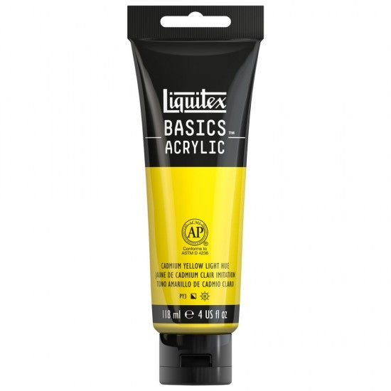 Akrilna barva Liquitex Basics 118ml CADMIUM YELLOW LIGHT HUE