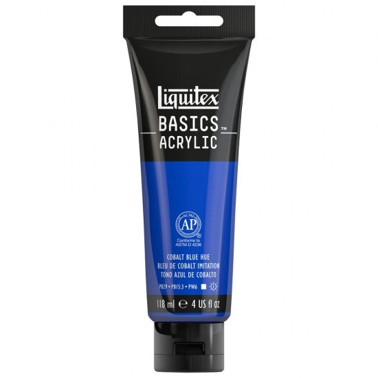 Akrilna barva Liquitex Basics 118ml COBALT BLUE HUE