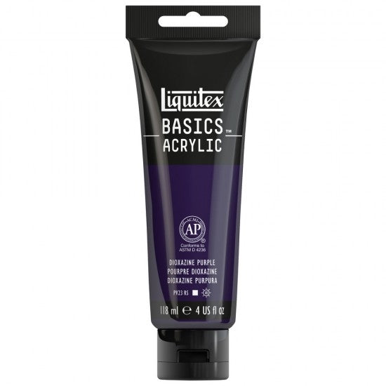 Akrilna barva Liquitex Basics 118ml DIOXAZINE PURPLE