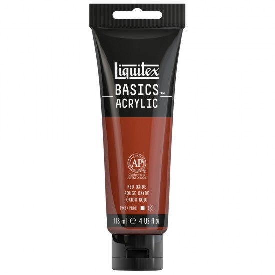 Akrilna barva Liquitex Basics 118ml RED OXIDE