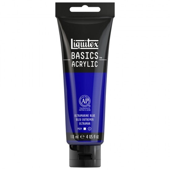Akrilna barva Liquitex Basics 118ml ULTRAMARINE BLUE (GREEN SHADE)