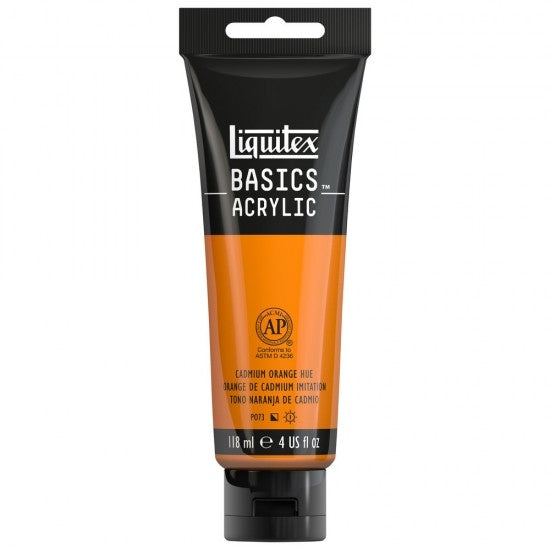 Akrilna barva Liquitex Basics 118ml CADMIUM ORANGE HUE