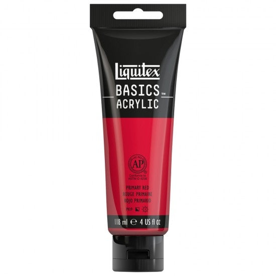 Akrilna barva Liquitex Basics 118ml PRIMARY RED