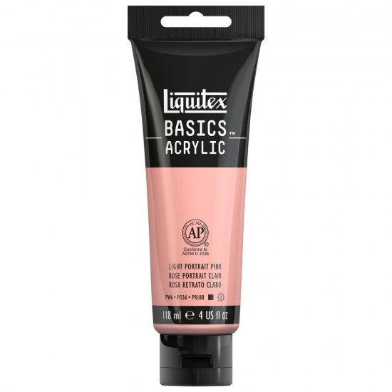 Akrilna barva Liquitex Basics 118ml LIGHT PORTRAIT PINK