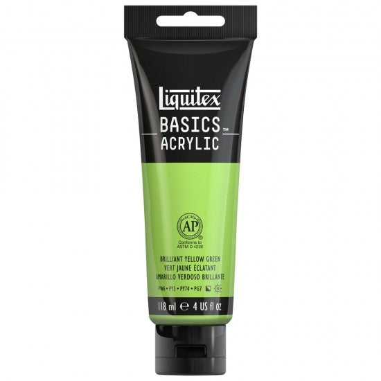 Akrilna barva Liquitex Basics 118ml BRILLIANT YELLOW GREEN