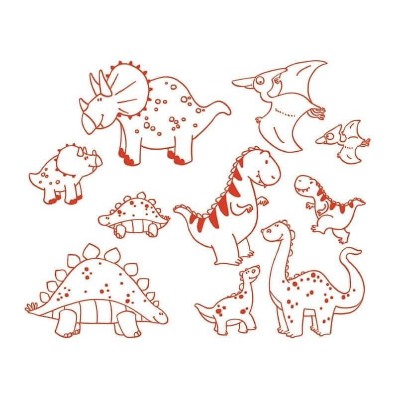 Štampiljke Minos Dinozaver