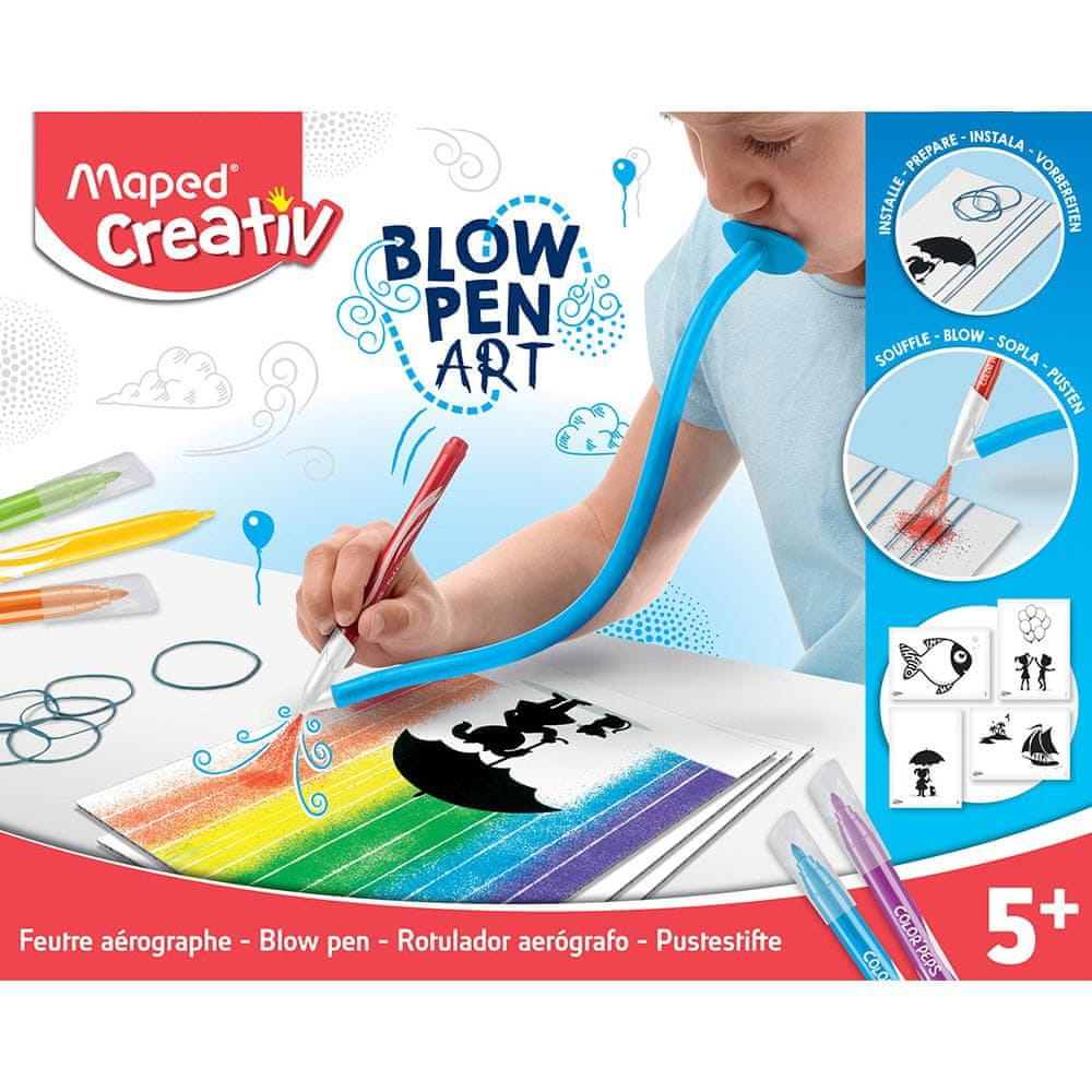 Kreativni set Blow pen Maped
