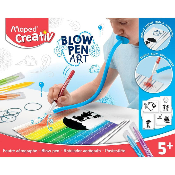 Kreativni set Blow pen Maped
