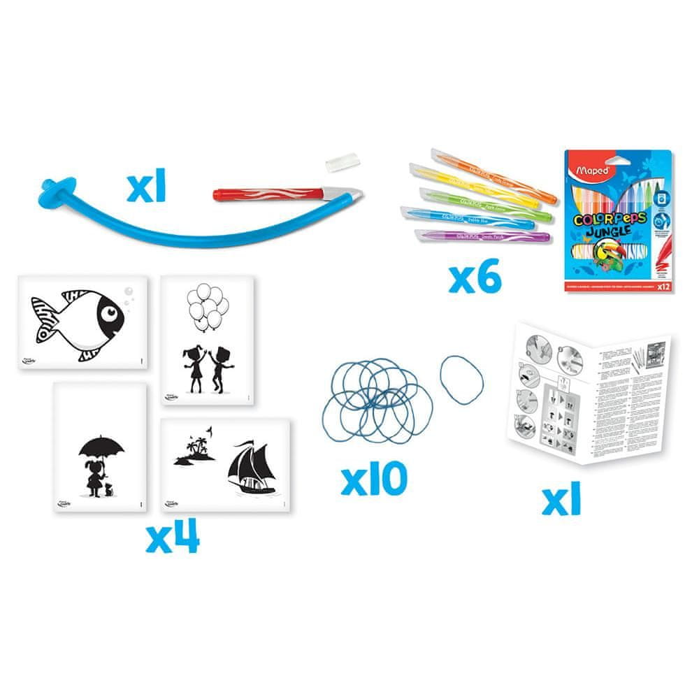 Kreativni set Blow pen Maped