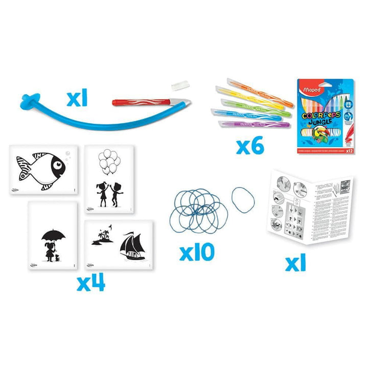 Kreativni set Blow pen Maped