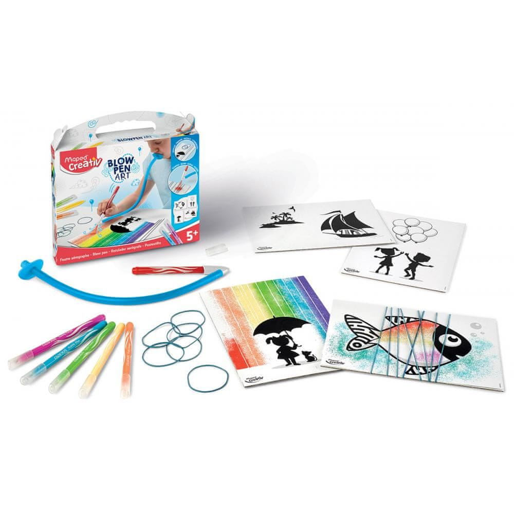 Kreativni set Blow pen Maped