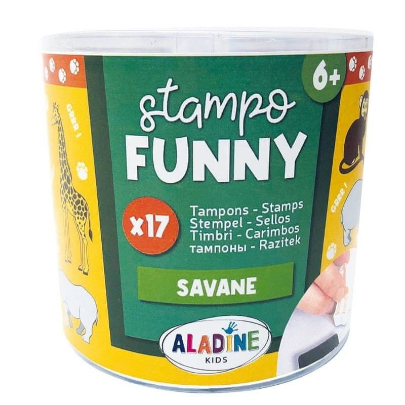Aladine štampiljke Funny Savana