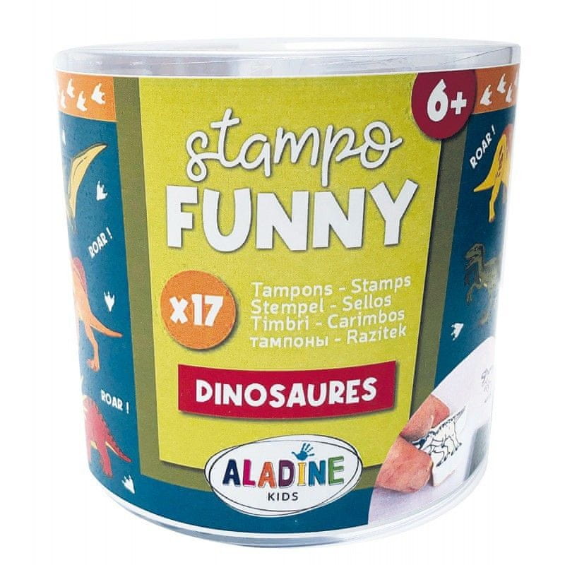 Aladine štampiljke Funny Dinozavri