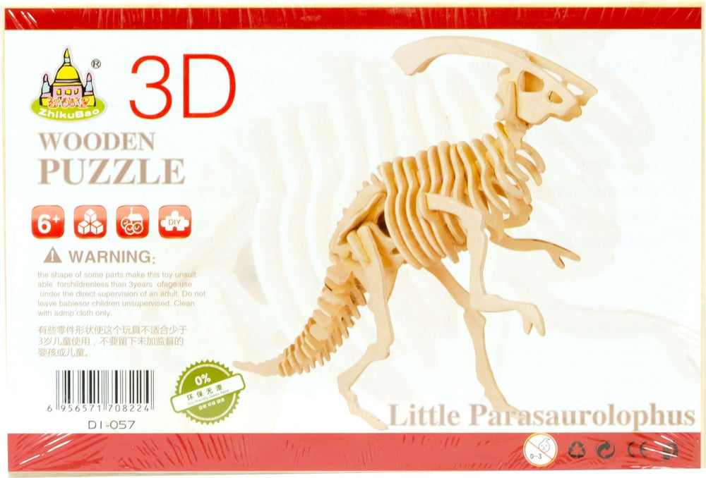 Parazavrolof 3D lesene puzzle