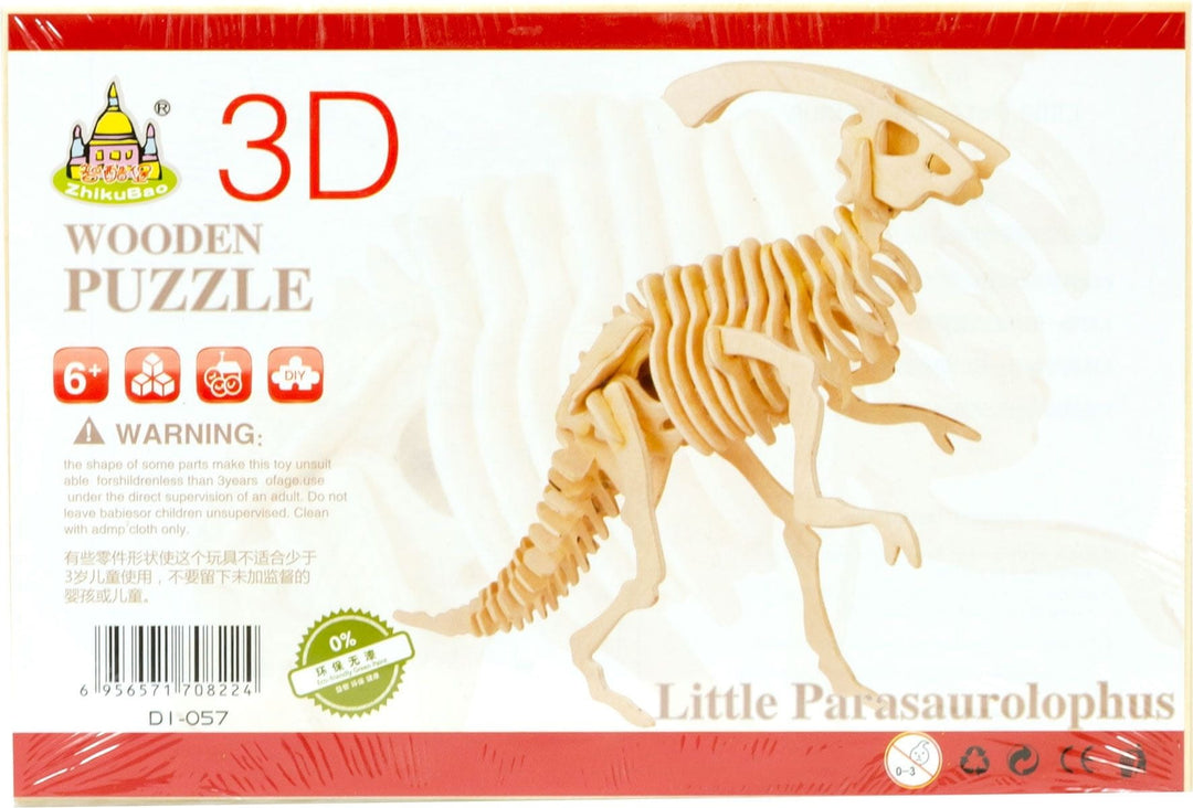 Parazavrolof 3D lesene puzzle