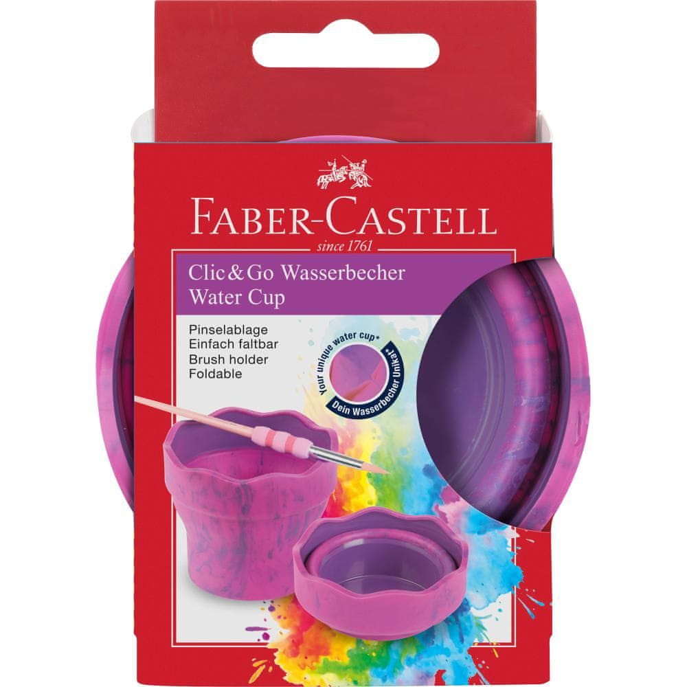 Lonček Fabercastell Click&go Pink marble