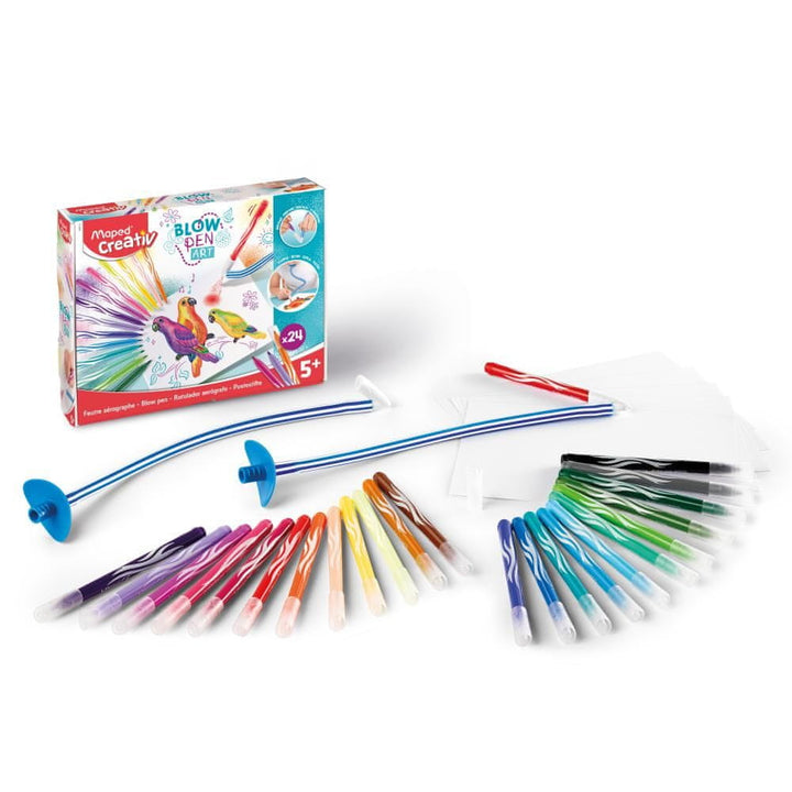Kreativni set Maped Blow Pen Art