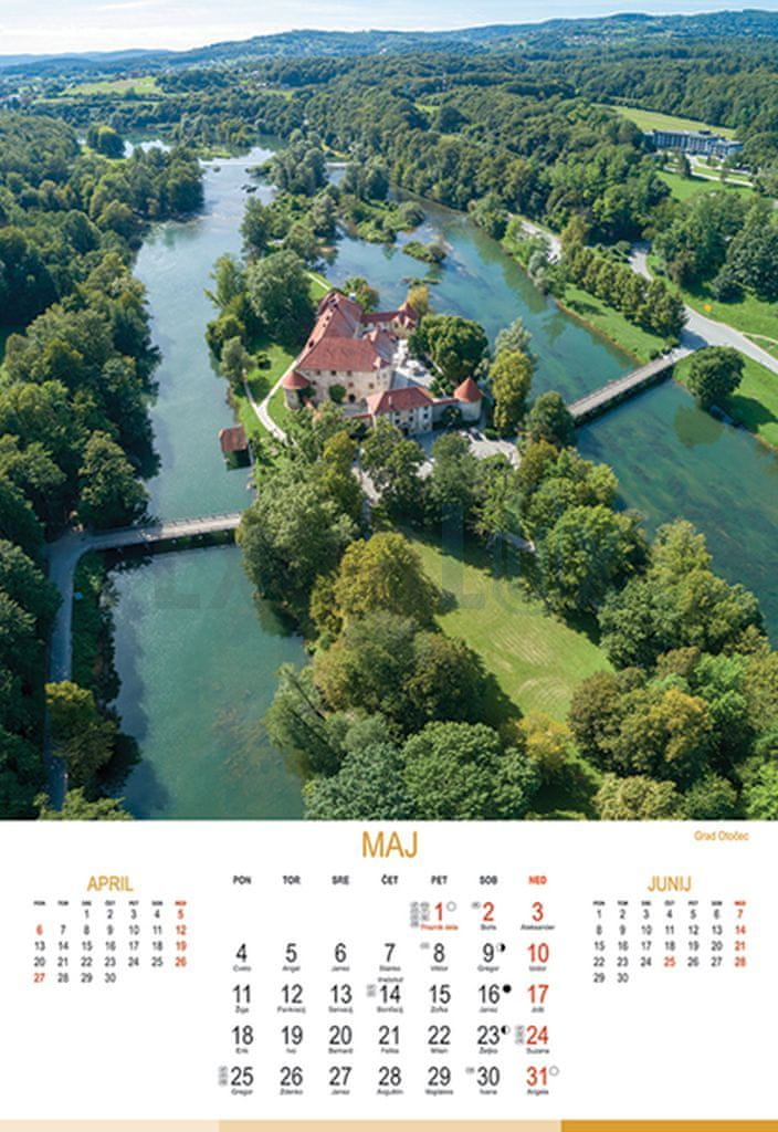 Koledar Slovenija 2026 (A015716)