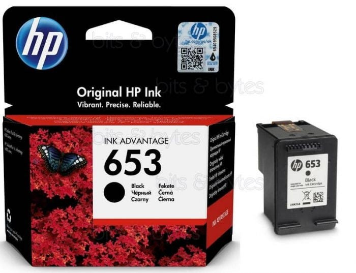 Črnilo HP 653 črna