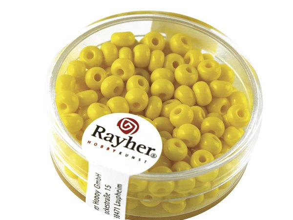 Perle INDIJANSKE, 4,5 MM O, RUMENE. 17G