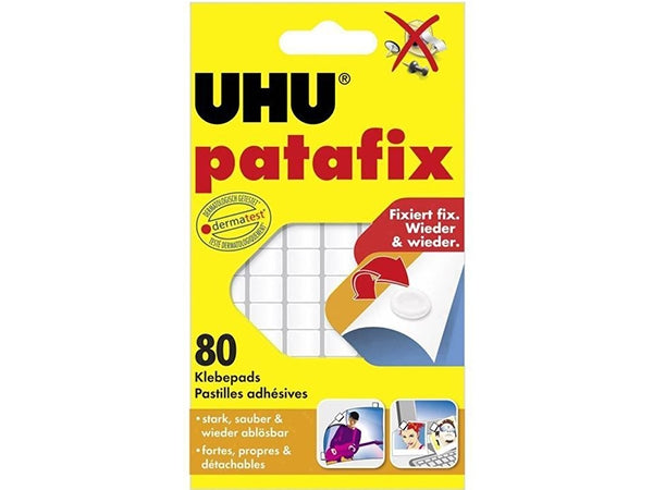 Lepilne blazinice UHU PATAFIX BELE 80/1