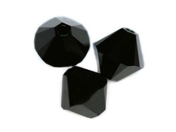 Perle Swarovski 4mm jet 25