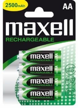 BATERIJSKI ACCU AA NIMH 2500mA 4/1 MAXELL