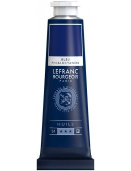 Oljna barva LefrancBourgeois Fine 40ml PHTHALOCYANINE BLUE