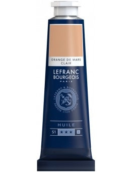 Oljna barva LefrancBourgeois Fine 40ml Mars Orange Light