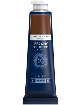 Oljna barva LefrancBourgeois Fine 40ml Burnt Sienna