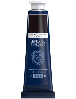 Oljna barva LefrancBourgeois Fine 40ml Burnt Umber