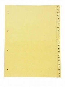 Pregradni karton A4 A-Ž 200g