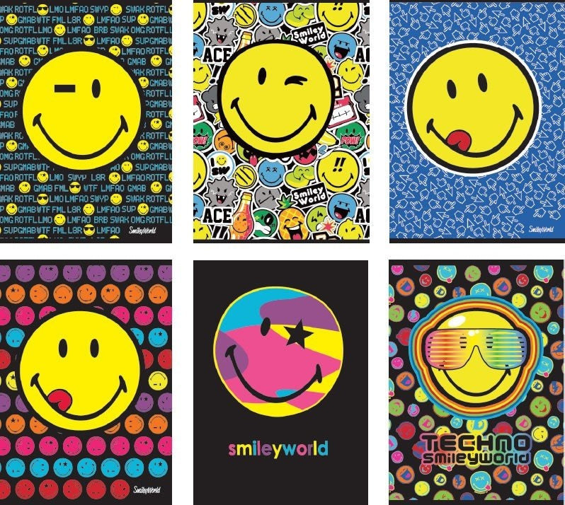 ZVEZEK SMILEY A4/5M ETIKETE 54L 80G