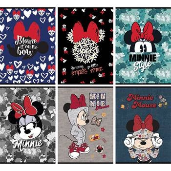 Zvezek Minnie A4/BI 54l 80g glitter