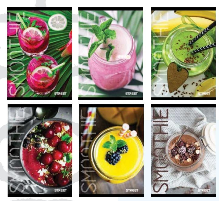ZVEZEK STREET SMOOTHIE A4/5M 54L 80G
